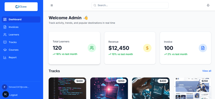 G-Client(Learning Management System)